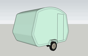 Street Movable Tow <b>Bar</b> <b>Snack</b> Vending Mobile Food Trailer - Product Image 6