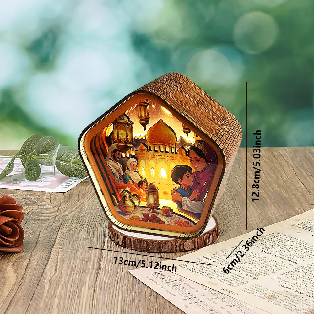 Série de festivals Nightlight pentagonal b clair de lune tonghuan