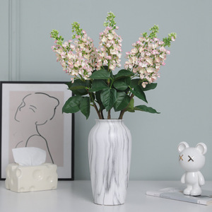 Flores Artificiales de Lila Ruilisi, Tallo Individual, Color Morado, Plástico y Seda, Decoración para Bodas y Hogar - Product Image 3