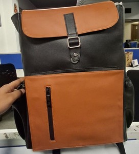 Best Selling Premium Finish Unisex Vintage Genuine Leather Portable Summer <b>Backpack</b> with Panelled Softback Travel Design - Product Image 1