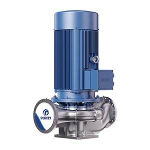 Pompe à eau centrifuge verticale triphasée en acier inoxydable de haute qualité, 20m3/h, norme ISO, moteur AC - Product Image 1