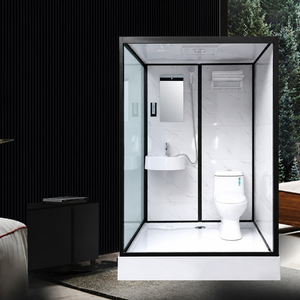 Salle de bain modulaire préfabriquée tout-en-un avec fonction intelligente de séparation humide/sec pour appartement, hôtel, rénovation - Product Image 5