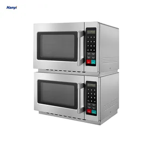 Horno de microondas industrial comercial de acero inoxidable 34L 1000W de servicio medio para restaurantes Catering Tienda de conveniencia