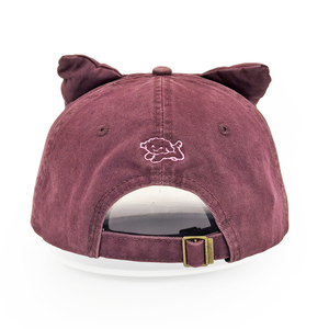 <span class=keywords><strong>Cappelli</strong></span> da Baseball sportivi estivi ricamati su misura in cotone non strutturati <span class=keywords><strong>con</strong></span> orecchio di gatto cappellino da Baseball Casual - Product Image 3