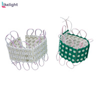 Module LED RGB étanche IP65 12V avec 3 LED SMD2835 pour enseignes et publicité