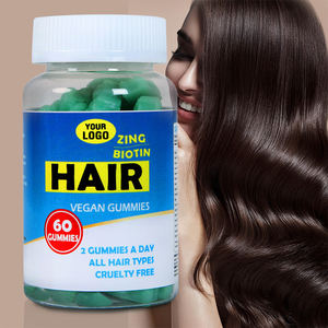 Marque privée Forme Aliments Sains Cheveux Végétaliens Peau Vitamines Gommes Supplément Multivitaminé cheveux 60PCS Gummies Complément alimentaire - Product Image 1