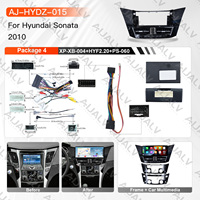 Autoradio Aijia pour HYUNDAI Sonata 2010 RHD, cadre noir mat, lecteur Android pour voiture, grand écran, cadre en plastique, câblage Canbus