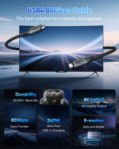 Ready to Ship SUNGUY 240W 1m <b>USB</b> <b>C</b> Power Data <b>Cable</b> Fast <b>Charging</b> <b>Cable</b> <b>Cable</b> de carga <b>USB</b> for Mobile Phone Laptop Power Bank - Product Image 4