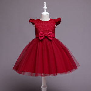 Robes de fête pour bébés de style européen <span class=keywords><strong>d</strong></span>'un an à motifs de robes de <span class=keywords><strong>demoiselle</strong></span> <span class=keywords><strong>d</strong></span>'<span class=keywords><strong>honneur</strong></span> pour petites filles pour anniversaire - Product Image 5