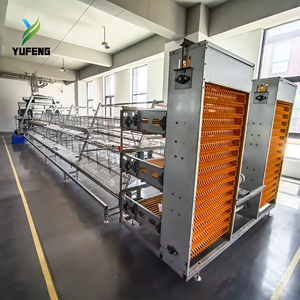Système de cages automatiques pour poules pondeuses, cages en batterie de type A en maille pour l'élevage avicole, en acier galvanisé à chaud, longue durée de vie - Product Image 5
