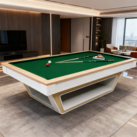Table de billard de 9 pieds en bois massif sur mesure, fabriquée en Chine, de qualité tournoi, table de billard à carambole multifonctionnelle en cuir