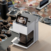 Imprimante alimentaire numérique 3D électrique pour photos de selfies sur macarons, gâteaux et chocolat, machine d'impression jet d'encre pour latte art et cappuccino