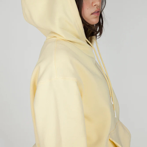 <span class=keywords><strong>Sweat</strong></span>-shirt à capuche décontracté et respirant pour <span class=keywords><strong>femme</strong></span>, avec logo personnalisé OEM, en molleton, cordon de serrage, poignets côtelés et ourlet élastique, idéal pour le fitness et les vêtements de sport. - Product Image 2