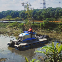 Véhicule amphibie multifonctionnel Watcleaner pour l'échantillonnage des sols, à faible pression au sol, pour l'accès aux marais, zones boueuses et zones humides.