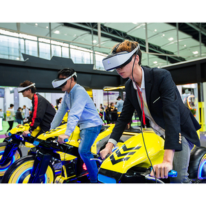 Simulateur de jeu de conduite de moto, appareil d'entraînement, de réalité virtuelle, conduite en voiture - Product Image 3