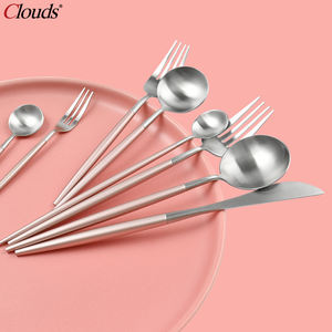 Juego de Cubiertos de Acero Inoxidable Ecológico Moderno y de Lujo Yindiao, Juego de Tazas Portátil Minimalista y Contemporáneo en Caja de Regalo - Product Image 6