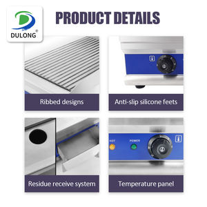 Hôtel commercial Restaurant équipement de cuisine en acier inoxydable <span class=keywords><strong>plaque</strong></span> plate table <span class=keywords><strong>plaque</strong></span> chauffante électrique grille de comptoir - Product Image 3