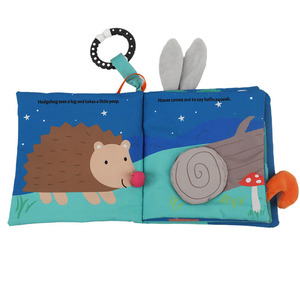 Toy Kid Baby <span class=keywords><strong>Juguetes</strong></span> educativos Primer bosque del bebé Libro de tela suave - Product Image 5