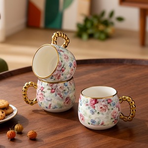 Set da Tè Pomeridiano di Lusso Moderno con Tazze in Ceramica e Teiera Resistente alle Alte Temperature per Uso Domestico - Product Image 4