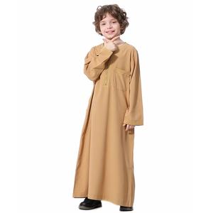Nueva Ropa Árabe Musulmana para Niños de Dubái 2024, Abaya, Caftán, Túnicas Islámicas, Ropa de Ramadán, Caftanes Árabes de Omán y Catar, Disfraz Infantil - Product Image 5