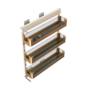 Tủ bếp hẹp đóng mềm kéo ra Giỏ dây bên gắn tổ chức đựng thức ăn cho nhà bếp - Product Image 4