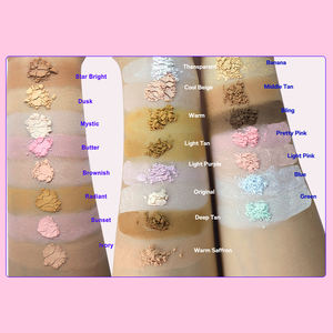 Özel etiket yüz makyaj saydam gevşek toz özel Logo 23 renkler mat su geçirmez gevşek ayar tozu - Product Image 2