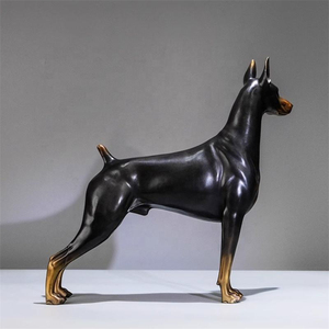 Escultura de bronce de <span class=keywords><strong>tamaño</strong></span> real Doberman <span class=keywords><strong>Pinscher</strong></span> - Product Image 6
