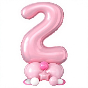 <span class=keywords><strong>Torre</strong></span> de Globos Rosa Número 2 de 40 Pulgadas, Decoraciones <span class=keywords><strong>para</strong></span> el 2º Cumpleaños de Niñas, Decoración <span class=keywords><strong>para</strong></span> Baby Shower - Product Image 4