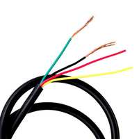 UL20276 2 4 6 8 Core X 22AWG tahan minyak tegangan rendah perisai ganda memutar kontrol pasangan kabel fleksibel