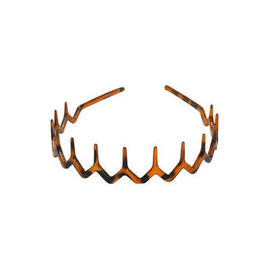 Vente en gros de peignes à cheveux bandeaux en plastique noir unisexe bandeaux à dents antidérapants pour femmes hommes filles - Product Image 5
