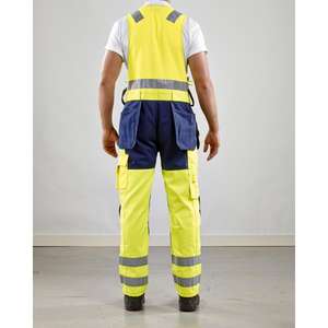 BLAKLADER - 265318043389D96 Combinaison sans manches haute visibilité Jaune/Bleu marine-EAN 7330509285367 HI-VIS WORKWEAR - Product Image 3