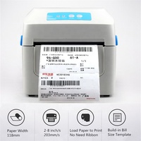 Imprimante d'étiquettes d'expédition thermique directe USB GP-1324D Gprinter 120 mm 203 dpi pour impression haute vitesse (en stock)