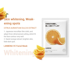 Mascarilla Facial Blanqueadora de Naranja Dulce LANBENA, Etiqueta Privada, Elimina Manchas Oscuras, Mascarilla Facial VC - Product Image 5