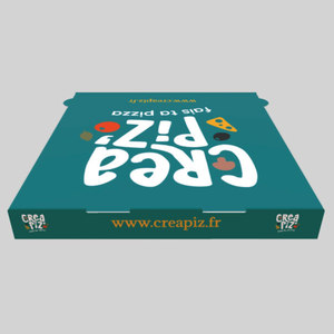 Custom stampato 10 13 pollici scatola scatola di immagazzinaggio di colore bianco scatola di imballaggio 2 pezzi scatola di <span class=keywords><strong>pizza</strong></span> in carta per <span class=keywords><strong>pizza</strong></span> con logo - Product Image 3