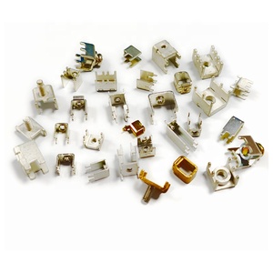 Manufacturers Wholesale PCB Brass Square Screw <strong>Terminals</strong> M5/M6 Tinned High Current Brass PCB Screw <strong>Terminals</strong> - Product Image 1