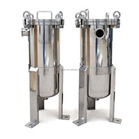 Housing Filter Multi-Bag Industri OEM Kustom Baru dari Baja Tahan Karat 304/316 dengan Akurasi Filtrasi Tinggi untuk Makanan dan Minuman