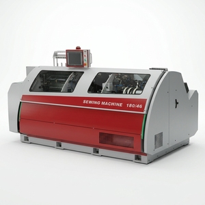 Machine à coudre entièrement automatique pour reliure à fil de livres à couverture rigide, manuels scolaires et carnets de croquis, avec contrôle PLC - Product Image 2