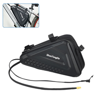 1 paquet personnalisé 24V 36V 48V 52V sac de batterie triangulaire pour vélo électrique étanche pour l'extérieur batterie de secours d'urgence au lithium