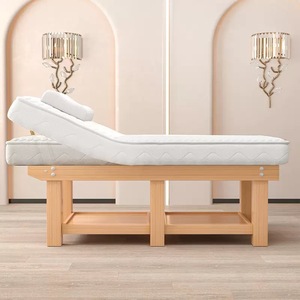 Table de massage réglable, lit de beauté, table de thérapie faciale, matelas matelassé, mobilier de salon et spa - Product Image 2