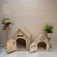Chenil pour chat fait à la main de qualité supérieure utilisation intérieure et extérieure maison pour chat petite maison pour chat en bois
