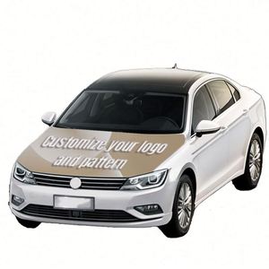 ธงติดฝากระโปรงรถยนต์แบบสั่งทำพิเศษสำหรับโปรโมชั่น ขายส่ง ขนาดยืดหยุ่นได้ ปิดคลุมฝากระโปรงเครื่องยนต์ พร้อมโลโก้ดีไซน์สวยงาม - Product Image 2