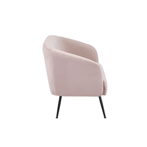 Super Offerta Arredo Soggiorno Divano a Tre Posti Semplicità Moderna in Velluto Divanetto da Ingresso con Gambe in Metallo - Product Image 3