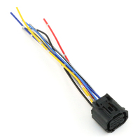 DJ70105Y-0.6-21 Kabel Harness Tahan Air Lampu Baterai Klakson Becker Radio lexus 8pin Amp H13 Konektor Lampu Depan Pigtail
