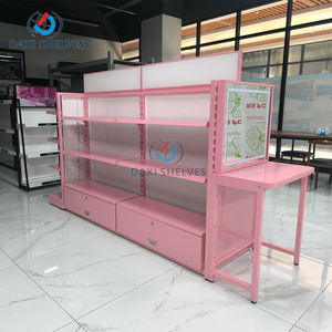 Vitrine de cosmétiques pour salon de beauté, armoire à cosmétiques avec miroir, support pour <span class=keywords><strong>palette</strong></span> de maquillage - Product Image 2