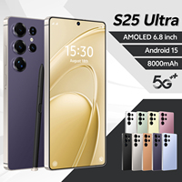 Offre Spéciale Smartphone S25 Ultra 5G Écran OLED 6,8 Pouces 90Hz Double SIM 16 Go+1 To Android Haute Qualité 108MP HD CDMA LTE