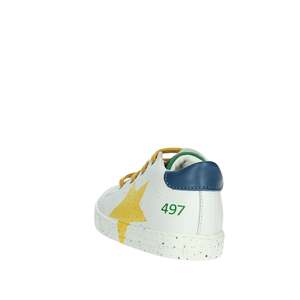 Zapatillas Deportivas para Niños Falcotto, Diseño de Estrella Blanca y Amarilla, Talla 497 2N64, Zapatos de Lona a la Moda - Product Image 2