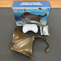 Juguete de Pez Demonio con Control Remoto 2.4G, Pez de Alta Simulación para Piscina y Baño, Regalo, Barco RC para Niños