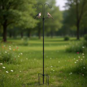 Paquete de 8 Ganchos para Comederos de Pájaros de 76 Pulgadas, Resistentes, Dobles, para Alimentación de Aves al Aire Libre, Metálicos, para Todas las Estaciones - Product Image 2