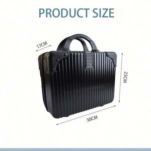 <b>Small</b> Mini ABS Luggage <b>Suitcase</b> Lightweight Hard Shell Carry Case Travel Organizer Bag - Product Image 3