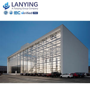 Nhà tiền chế kết cấu thép nhà kho công nghiệp kim loại hội thảo với cần cẩu thang máy tùy chỉnh thiết kế cho hội thảo & nhà máy - Product Image 2